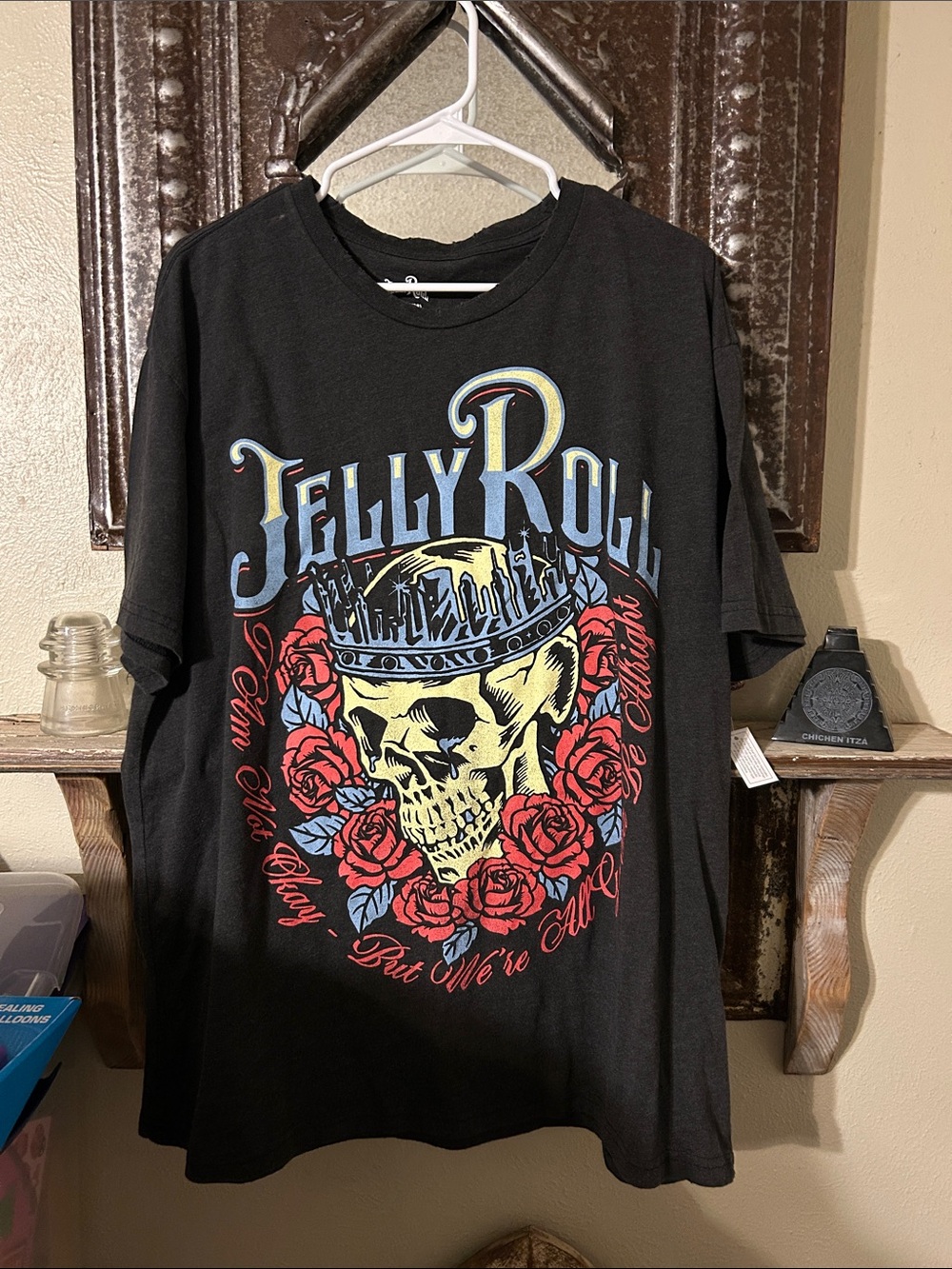 Jelly Roll Black Short-Sleeve Graphic Tee - Men's Shirt